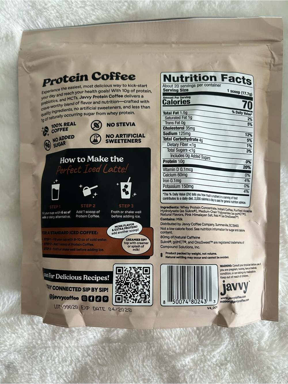 Protein Coffee Pack - Mocha & Vanilla - Picture 3 of 6